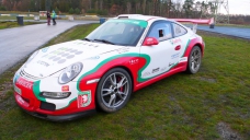 Porsche 997 na Pražském rallysprintu s Vizus Communication