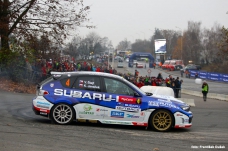 Štajf v Praze za volantem nejrychlejšího Subaru